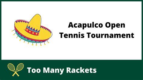 acapulco open draw|Draws 